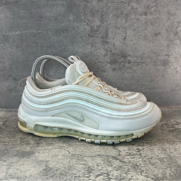 Nike Air Max 97 Running Shoes Womens sz 10 - white - Picture 1 of 8